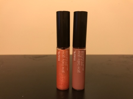 mark. Glow Baby Glow Hook Up Lip Gloss in Chica Luxe and Pretty Luxe
